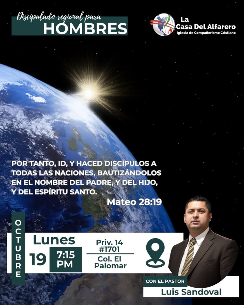 Discipulado regional para hombres