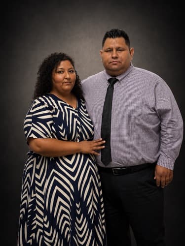Foto de Caleb y Adriana Marquez